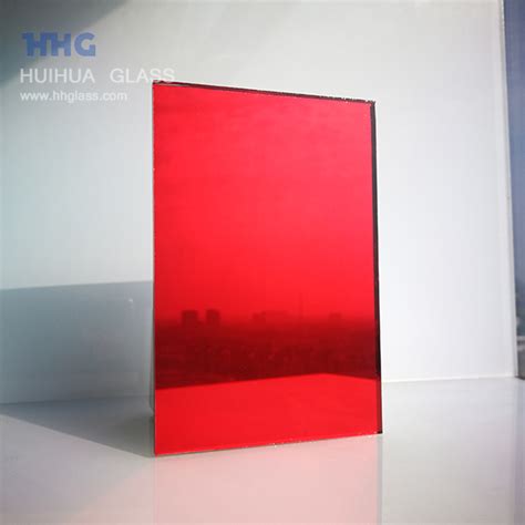 Bright Red Glass Mirror Hhg Glass