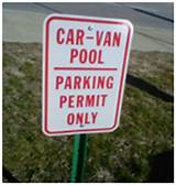 Carpool Parking Sign