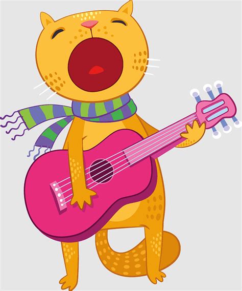 Singing Cat Sing A Song Lucky Cat Cartoon Cartoon Cat Desktop