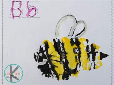 Get Buzzing With This Adorable B Is For Bee Handprint Craft And The