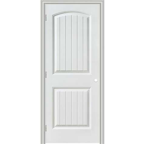 Masonite Roman 28 In X 80 In 2 Panel Round Top Hollow Core Primed