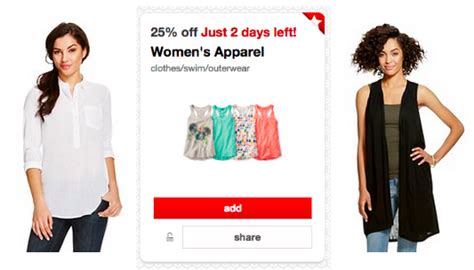 Target Cartwheel 25 Off Womens Apparel Including Clothes Swim And Outerwear • Hip2save