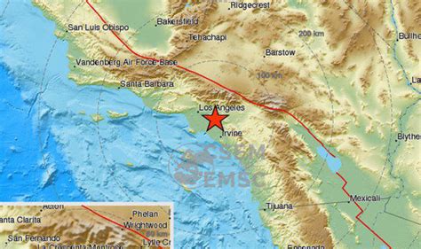 California Earthquake Big One Fears After Quake Strikes Near Anaheim World News Uk