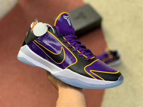 2020 Mens Nike Kobe 5 Protro Lakers Basketball Shoes Cd4991 500