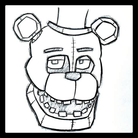 Fnaf Golden Freddy Drawing At Getdrawings Free Download