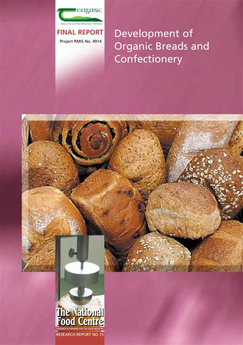 Pdf Development Of Organic Breads And Confectionery