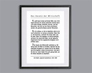 Typo Druck | Das Gesetz der Wirtschaft | J. Ruskin | www.shop.pepari.de