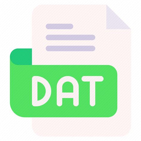 Dat File Type Format Extension Document Icon Download On Iconfinder