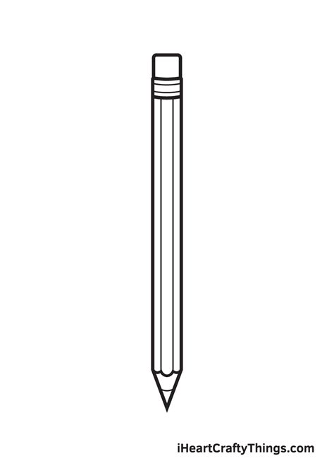 Pencil Drawing How To Draw A Pencil Step By Step