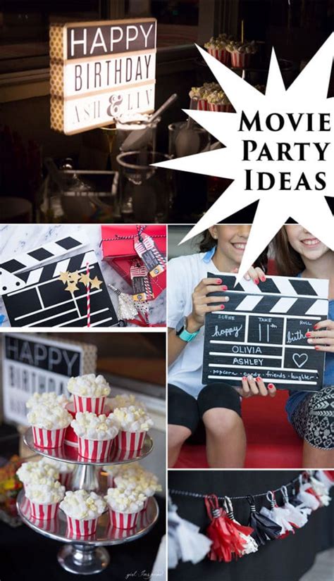 Movie Night Party Ideas And Diy Directors Clapboard With Cricut Girl