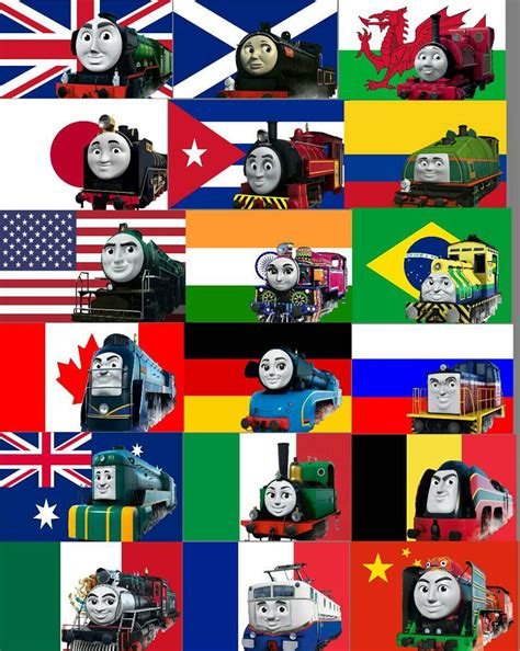 All Thomas And Friends International Engines By JamesAWilliams On DeviantArt