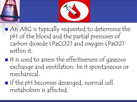 PPT Arterial Blood Gas Analysis PowerPoint Presentation Free Download ID