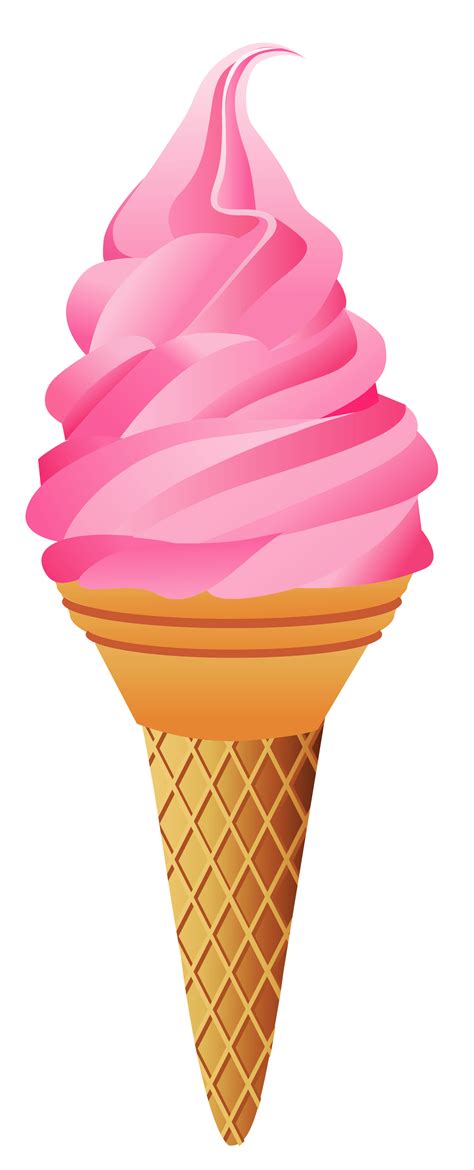 Ice Cream Cone Strawberry Ice Cream Clip Art Cream Cliparts Png