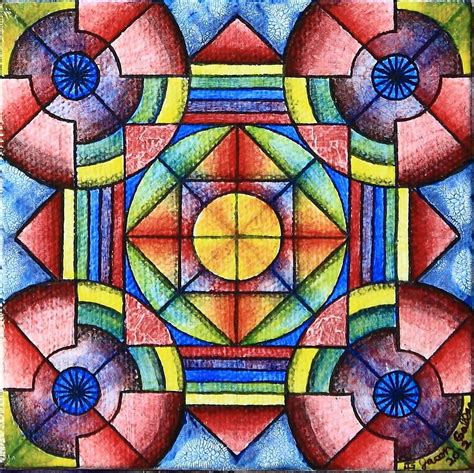 Acrylic Painting Geometric Symmetry 2 By Jason Galles In 2021