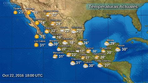 Así estará el clima para los próximos días, en cada ciudad del país. Pronóstico del clima para los próximos días en Durango