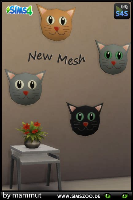 Blackys Sims 4 Zoo Cats Paintings By Mammut • Sims 4 Downloads