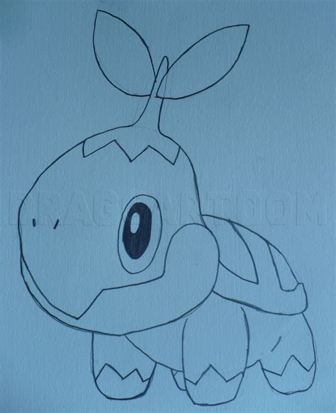 How To Draw Turtwig Step By Step Drawing Guide By Xxmedicgirlxx