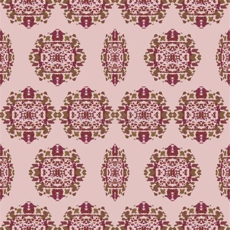 Abstract Ethnic Geometric Seamless Pattern Design For Background Or