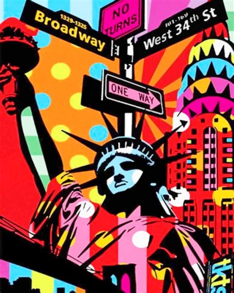 New York Pop Art Paint By Numbers Canvas Paint By Numbers