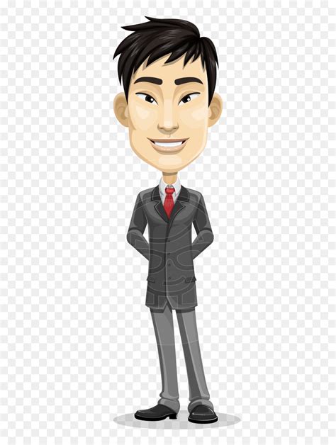 Asian Man Png Asian Male Cartoon Characters Transparent Png Vhv