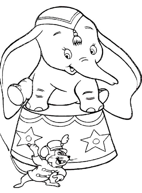 Dumbo Coloring Pages For Kids Dumbo Kids Coloring Pages