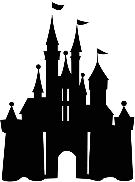 Download High Quality disney castle clipart sleeping beauty silhouette