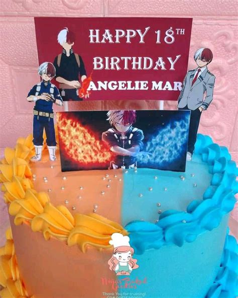 Shoto Todoroki Birthday Cake Birthday Cake