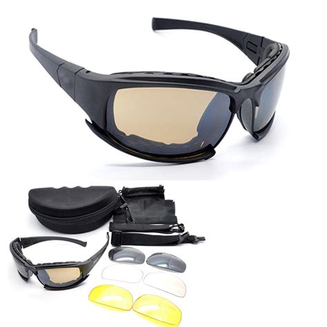 uv400 protection army goggles sunglasses military airsoft sun glasses male war game x7 tactical