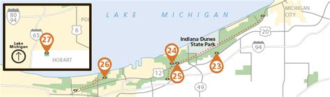 Indiana Dunes State Park Map Islands With Names