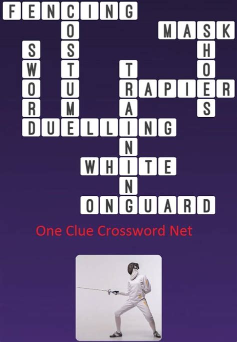 One Clue Crossword Fencing 4 Pics 1 Word Answer Barrier 4 Pics 1