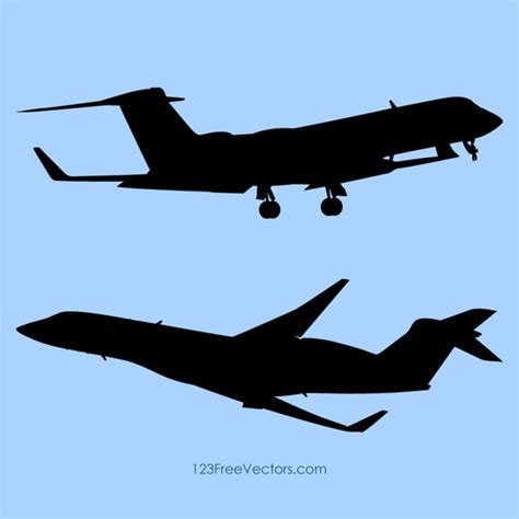 Airplane Silhouettes Public Domain Vectors Clipart Best Clipart Best