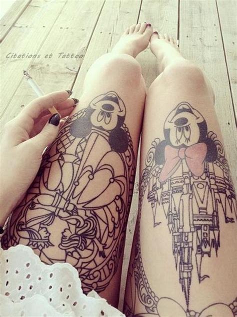 14 marvelous mickey mouse tattoos. 19 Adorable Disney Character Mickey and Minnie Mouse ...