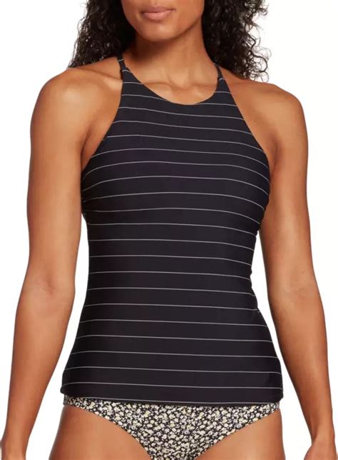 Calia By Carrie Underwood Womens High Neck Tankini Top Calia By