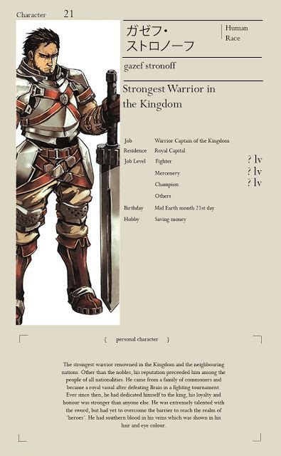 Skythewood Translations Overlord Translated Character Sheets