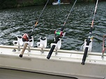 nice holder for your fishing poles | Aluminum fishing boats, Boat rod ...