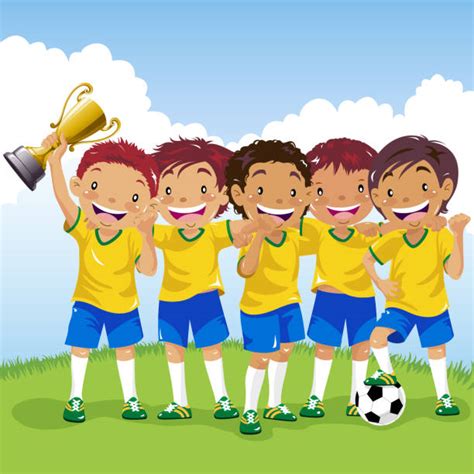 Best Boys Soccer Team Illustrations Royalty Free Vector Graphics