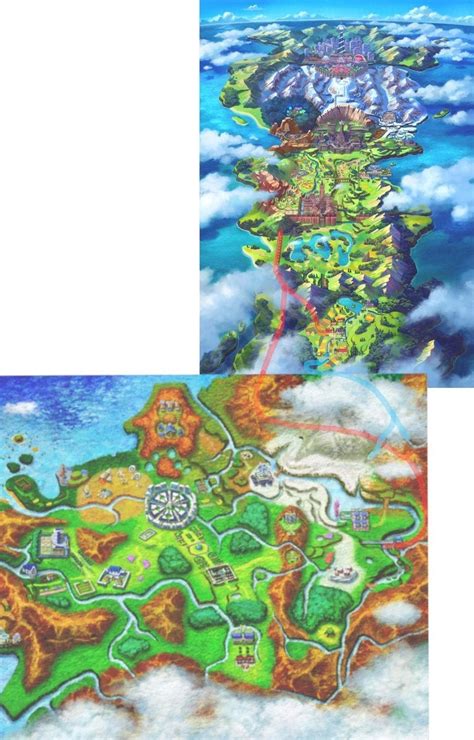 Galar Kalos Regions Combined Concept Image Pokemon