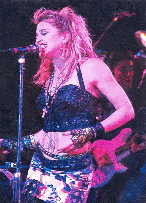 Madonna Virgin Tour 13 1985 Madonna At Seattles Paramount