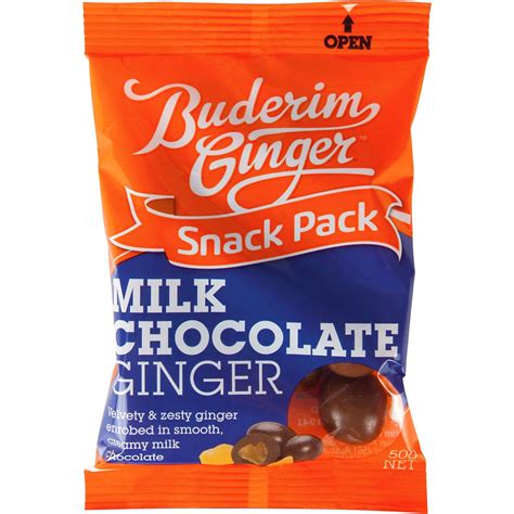 Buderim Ginger Milk Chocolate Coated Ginger G Woolworths