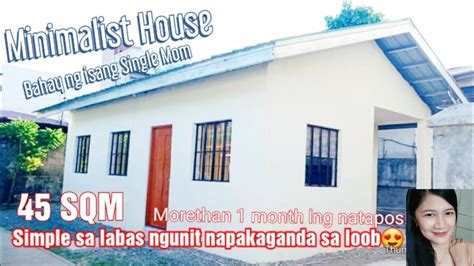 45 SQM Minimalist House With 3 Bedrooms 1T B Ang Ganda NitoBahay Ng