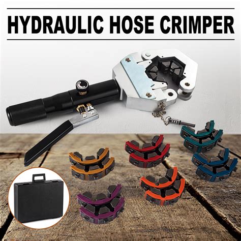 New 71500 Hydraulic Ac Hose Crimper Kit Air Conditioning Repair Tools
