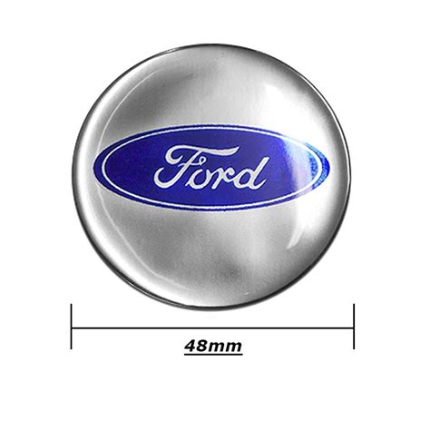Emblema Roda Calota Resinado Ford Kit 4 Peças General Car