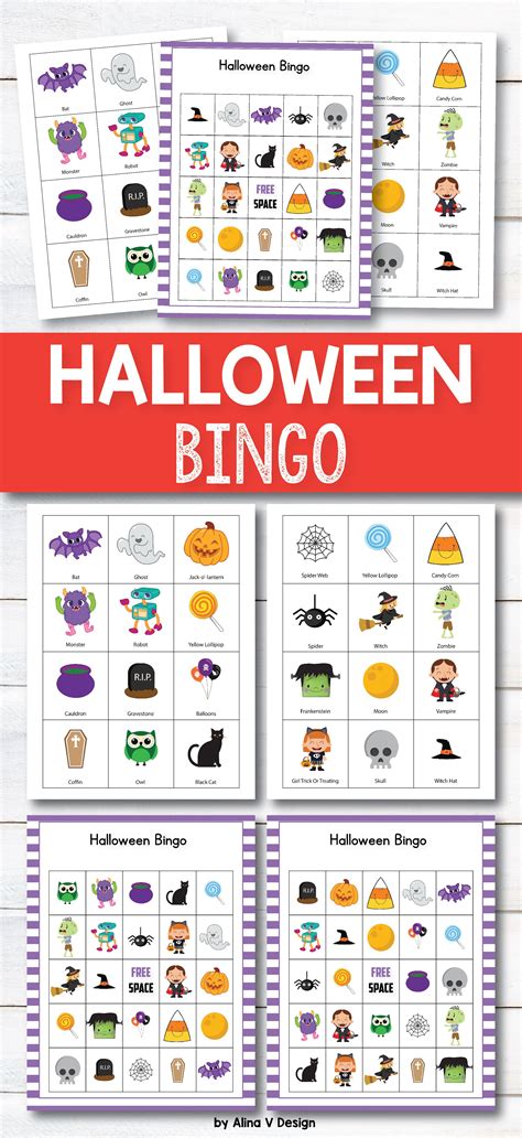 Halloween Bingo Game Halloween Activities For Kindergarten Halloween