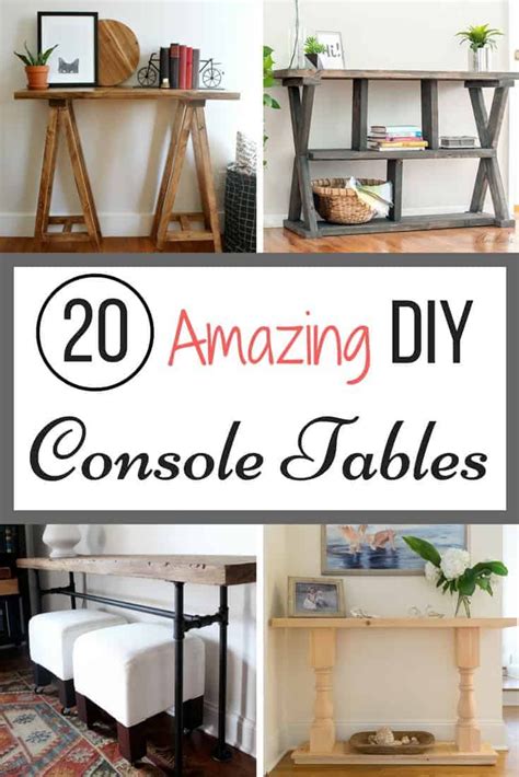 20 Creative Diy Console Table Designs Youll Love Diy Console Table