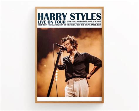 Harry Styles Live On Tour Printable Twin Art Prints Retro Print Printable Artaesthetic Wall