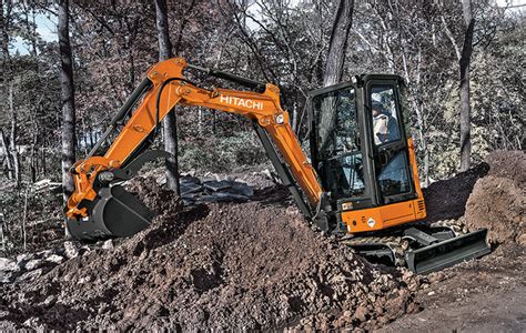 mini excavator zxu  deere hitachi construction machinery crawler tier  final