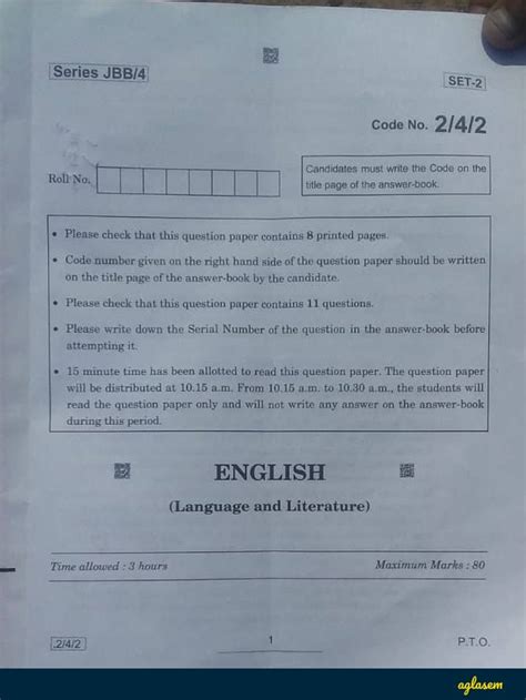 Cbse Class English Board Exam Solved Question Paper Sexiezpix Web Porn