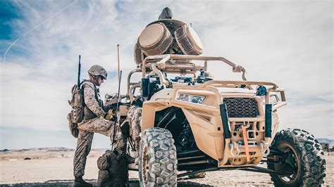 Marine Corps Electronic Warfare Ew Vehicle Acts As Drone Jammer To