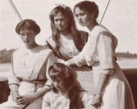 The Romanov Sisters Aboard The Standart 1913 Clockwise Maria Olga