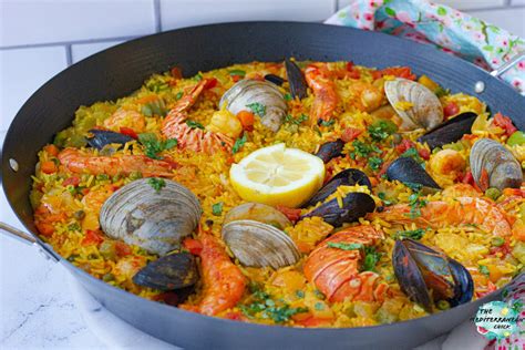 Seafood Paella With Rice